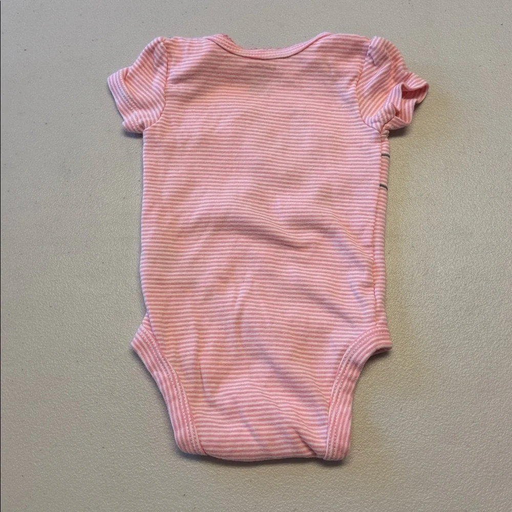 Carters Pink Elephant Bodysuit